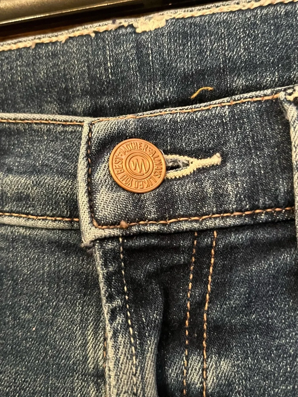 MOTHER The Outsider Ankle in Walking On Coals medium wash cropped sz 24